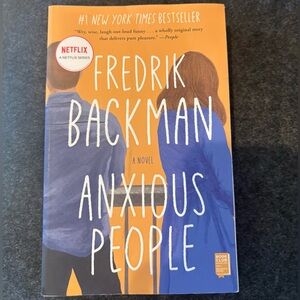 Anxious People by Fredrik Backman softcover  paperback book